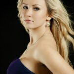 woman, blonde, model